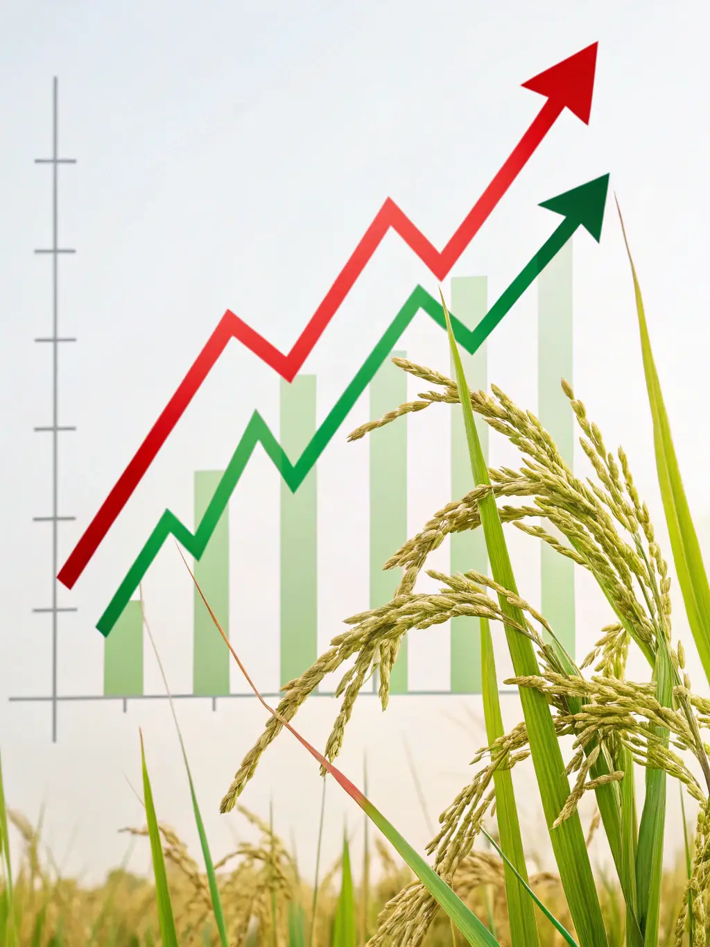 A visual representation of investment growth, symbolizing the potential returns from investing in the Crete 2026 aparthotel.